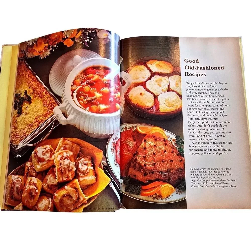1975 Better Homes Gardens Home-Style Cooking1st Print Cookbook +‎ Ephemera